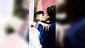 Young Desi Couple Fucking Passionately In Their Bedroom Together