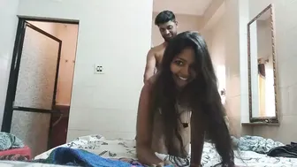 Young GF Getting Pounded From Behind By Her BF