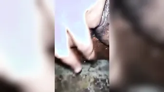 Hairy GF Showing Off Her Natural Pussy In Homemade Clip