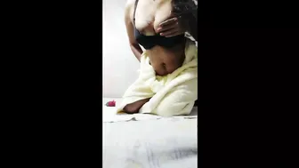Cam Girl Stripping Topless Chatting Dirty Teasing For Her Viewers