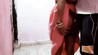 Indian Couple Fucking Hard In Standing Doggy Position At Home