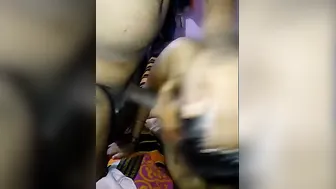Desi Wife Bent Over Taking It From Behind While He Records Her