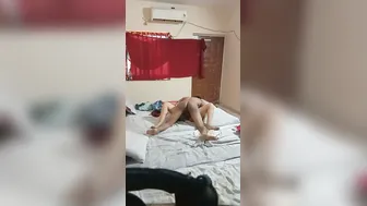 Horny Couple Caught Fucking On Hidden Camera In Their Room