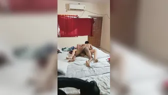 Horny Couple Caught Fucking On Hidden Camera In Their Room