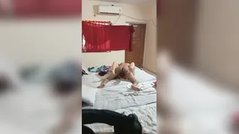 Horny Couple Caught Fucking On Hidden Camera In Their Room