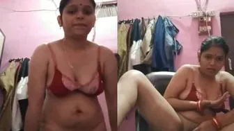 Naughty Housewife Stripping Naked For Her Secret Lover Today