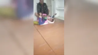 Two Men Taking Turns With Housemaid While Wife Away From House