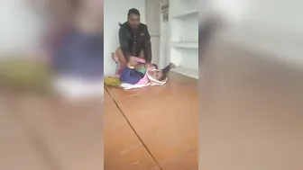 Two Men Taking Turns With Housemaid While Wife Away From House