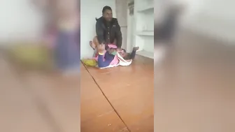 Two Men Taking Turns With Housemaid While Wife Away From House