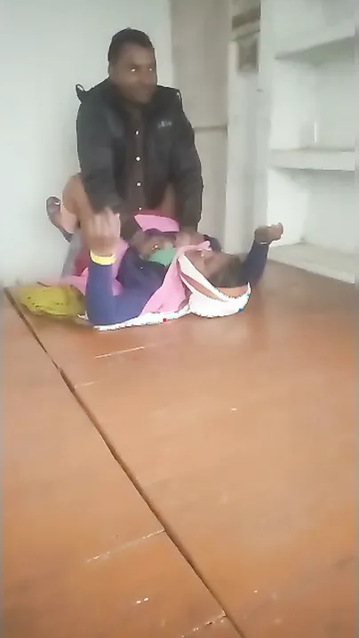 Two Men Taking Turns With Housemaid While Wife Away From House