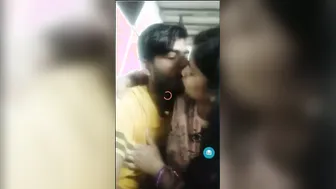 Desi Wife Doing Live Webcam Show With Hubby After Midnight Hours