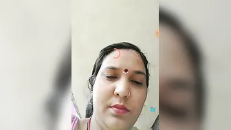 Nervous Wife Flashing Her Tits On Cam Scared Of Getting Caught