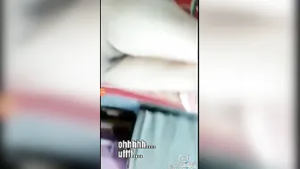 Married Woman Stripping Nude For Her BF Behind Curtain