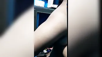 Curvy Housewife Recording Herself Naked Teasing Her Big Boobs