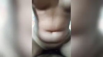 Naughty Wife Bouncing Her Ass On Dick Filmed On Mobile Phone