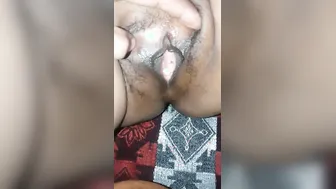 Hot Wife Spreading Her Pink Pussy Wide For The Camera View