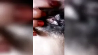 Hairy Pussy GF Making Her Naughty Selfie Mms Video Tonight