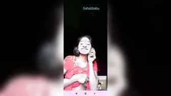 GF Showing Her Tits To BF On Video Call Alone