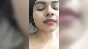Beautiful Indian Babe Doing Sexy Striptease Show In Her Bathroom