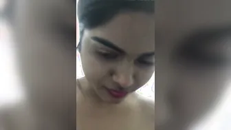 Beautiful Indian Babe Doing Sexy Striptease Show In Her Bathroom