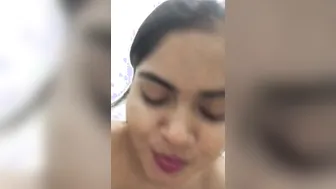 Beautiful Indian Babe Doing Sexy Striptease Show In Her Bathroom