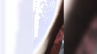 Married Woman Baring Her Full Chest While Relaxing Home Alone