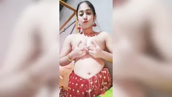 Desi Wife Slowly Unwrapping Her Curves From Traditional Saree