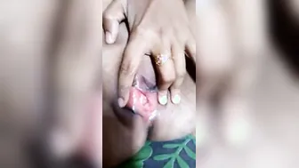 Naked Desi Babe Recording Herself Stripping For Lover On Phone