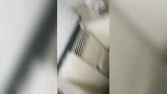 Horny Couple Fucking Quickly In Bathroom Captured On His Phone