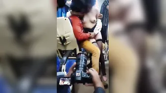 Desi GF Getting Wild With Her Man On Moving Public Bus
