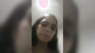 Punjabi Babe Showing Off Her Dripping Curves During Private Call