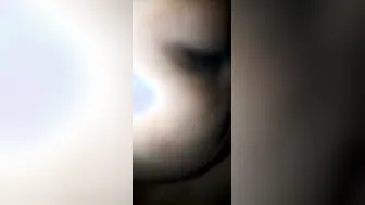 GF Spreading Wide For His Cock Stretching Her Tight Hole
