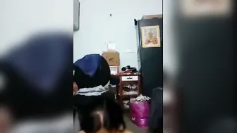 Hairy Pussy Babe Doing Slow Striptease For Her BF On Cam