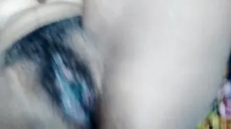 Hairy Pussy Babe Making Selfie Video Showing Off Her Wet Cunt