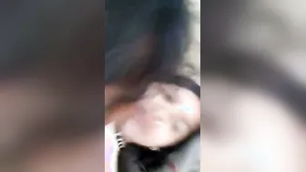 Desi Threesome Outdoors With Two Guys Fucking One Slutty Babe