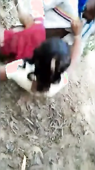 Desi Threesome Outdoors With Two Guys Fucking One Slutty Babe
