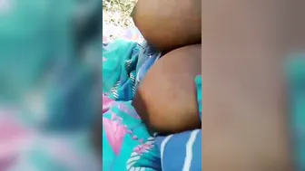 Busty Slut Sucking Cock Outdoors In Risky Public Desi Sex Video