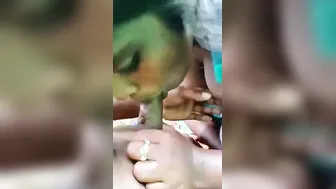 Busty Slut Sucking Cock Outdoors In Risky Public Desi Sex Video