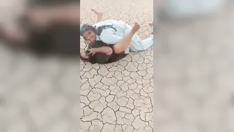 Mature Slut Servicing Two Men Outdoors Taking Both At Same Time