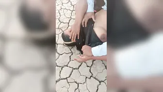 Mature Slut Servicing Two Men Outdoors Taking Both At Same Time