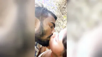 Hairy Village Girl Getting Pounded Deep In The Forest Hideout