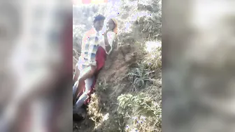 Tribal Village Babe Getting Pounded Outdoors Caught On Hidden Cam