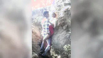 Tribal Village Babe Getting Pounded Outdoors Caught On Hidden Cam