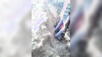 Tribal Village Babe Getting Pounded Outdoors Caught On Hidden Cam