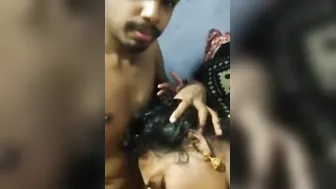 South Indian GF Sucking Cock Of Her BF On Camera