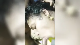South Indian GF Sucking Cock Of Her BF On Camera