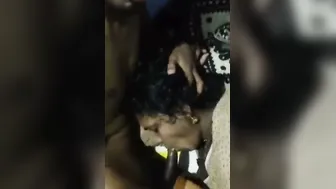 South Indian GF Sucking Cock Of Her BF On Camera