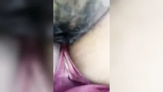 Village Wife From South India Flashing Hairy Pussy In Backyard