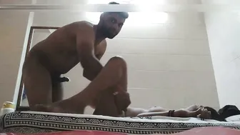 Indian Lovers Caught Fucking In A Homemade Scandal Recording