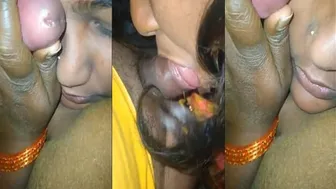Chubby Tamil Wife Sucking Husband Thick Dick After Feeding Baby